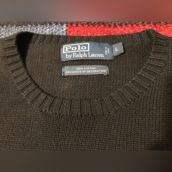 NWOT Vintage Ralph Lauren Polo Classic Purple Sweater L rlpc rrl sportsman rlx 1 - Picture 3 of 7